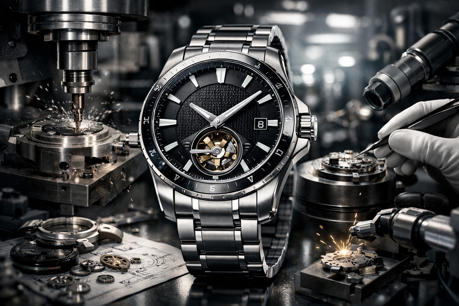 Watch manufacturing hero